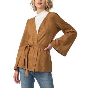 Kimono Jacket in Camel